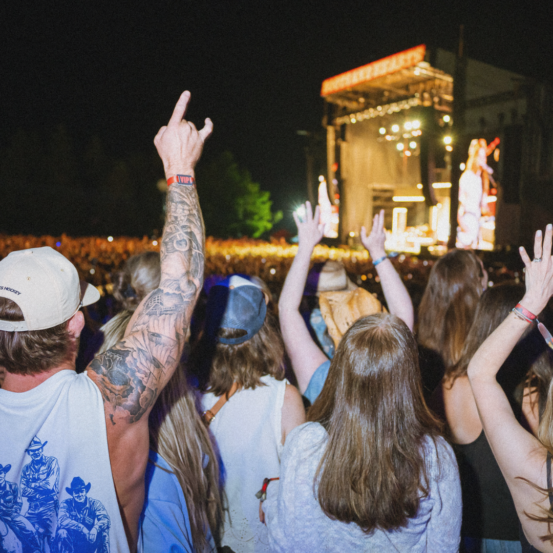 Fans at Boots and Hearts main stage