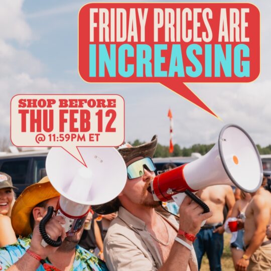 Friday prices are increase