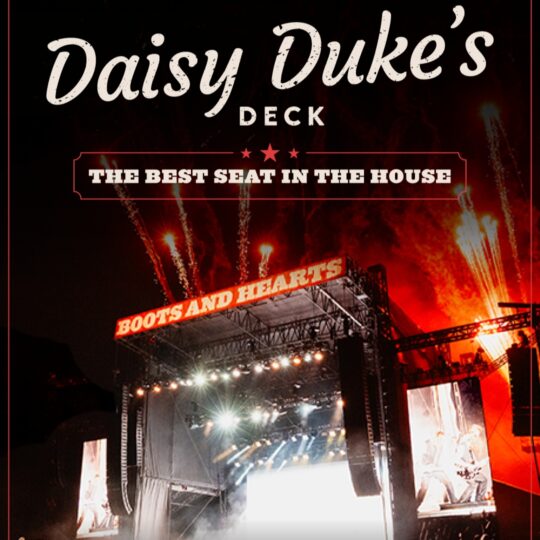daisy duke's deck VIP+ table